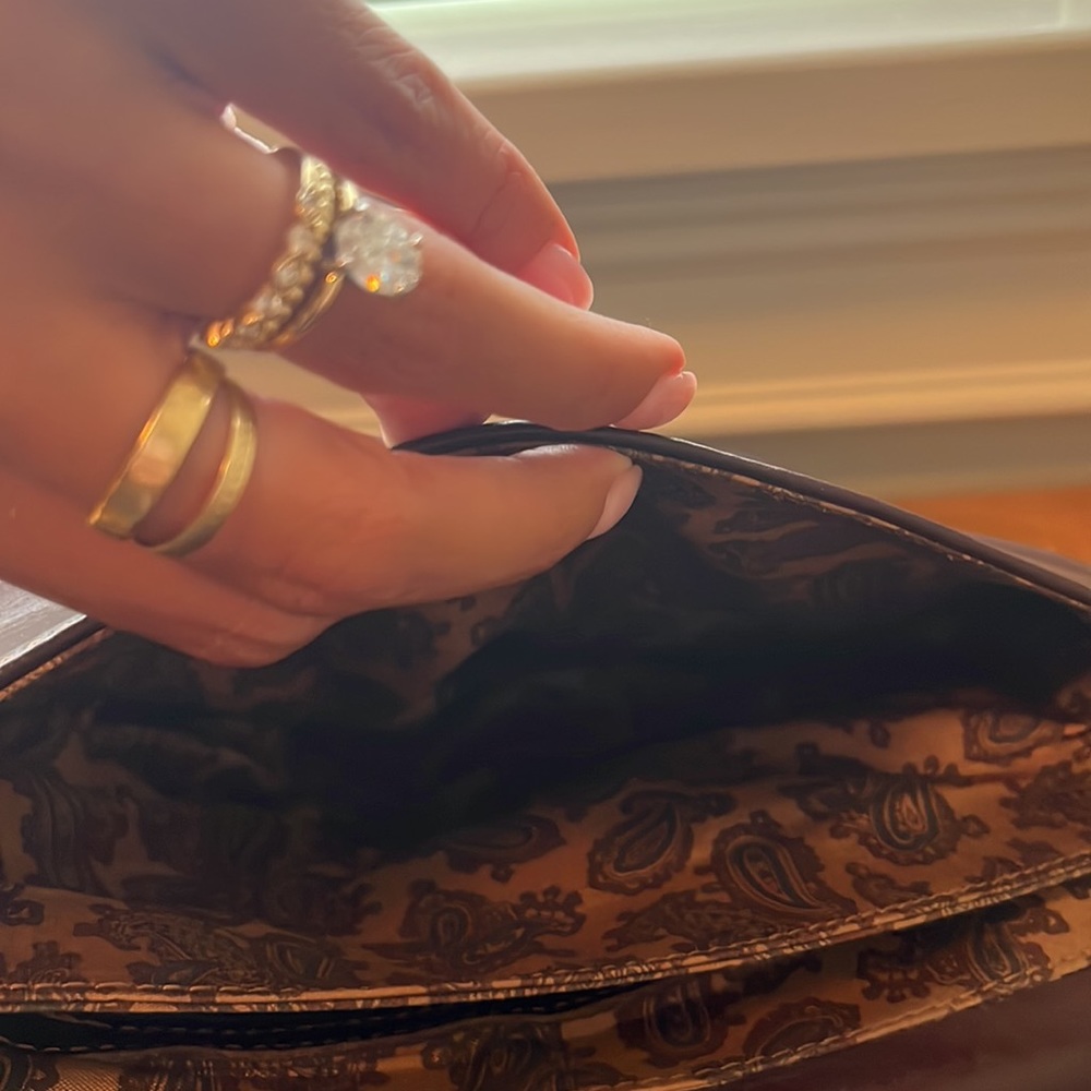 Italian brown leather bag - Picture 5 of 7
